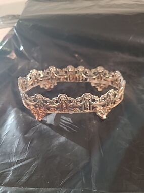 Silver Plated Oval Dish Stand